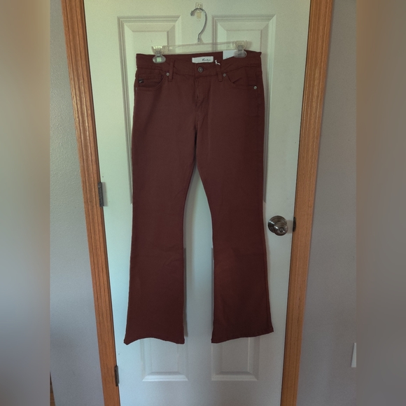 Brown Flared Jeans - Picture 1 of 2